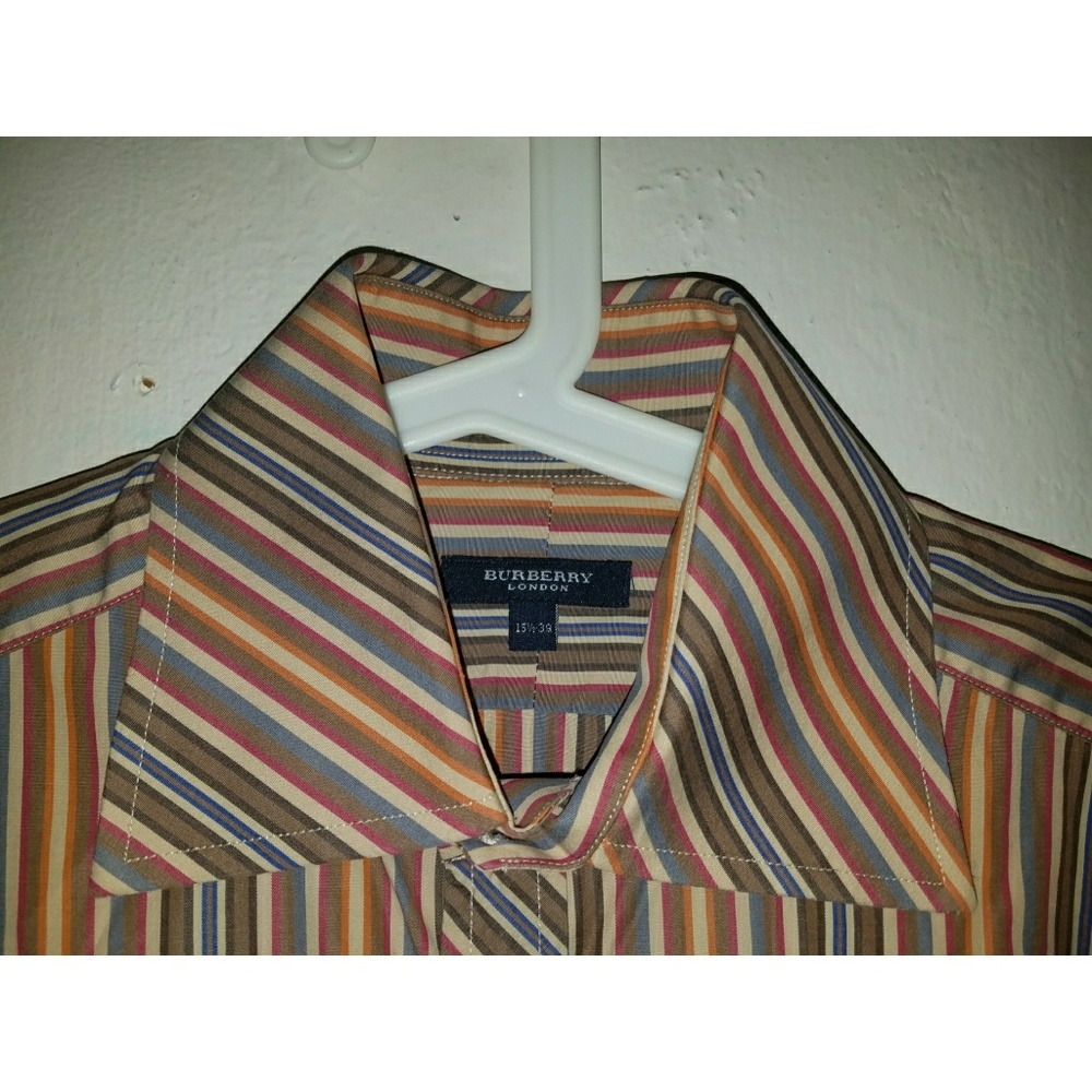 Men's Burberry Button Down Dress Shirt